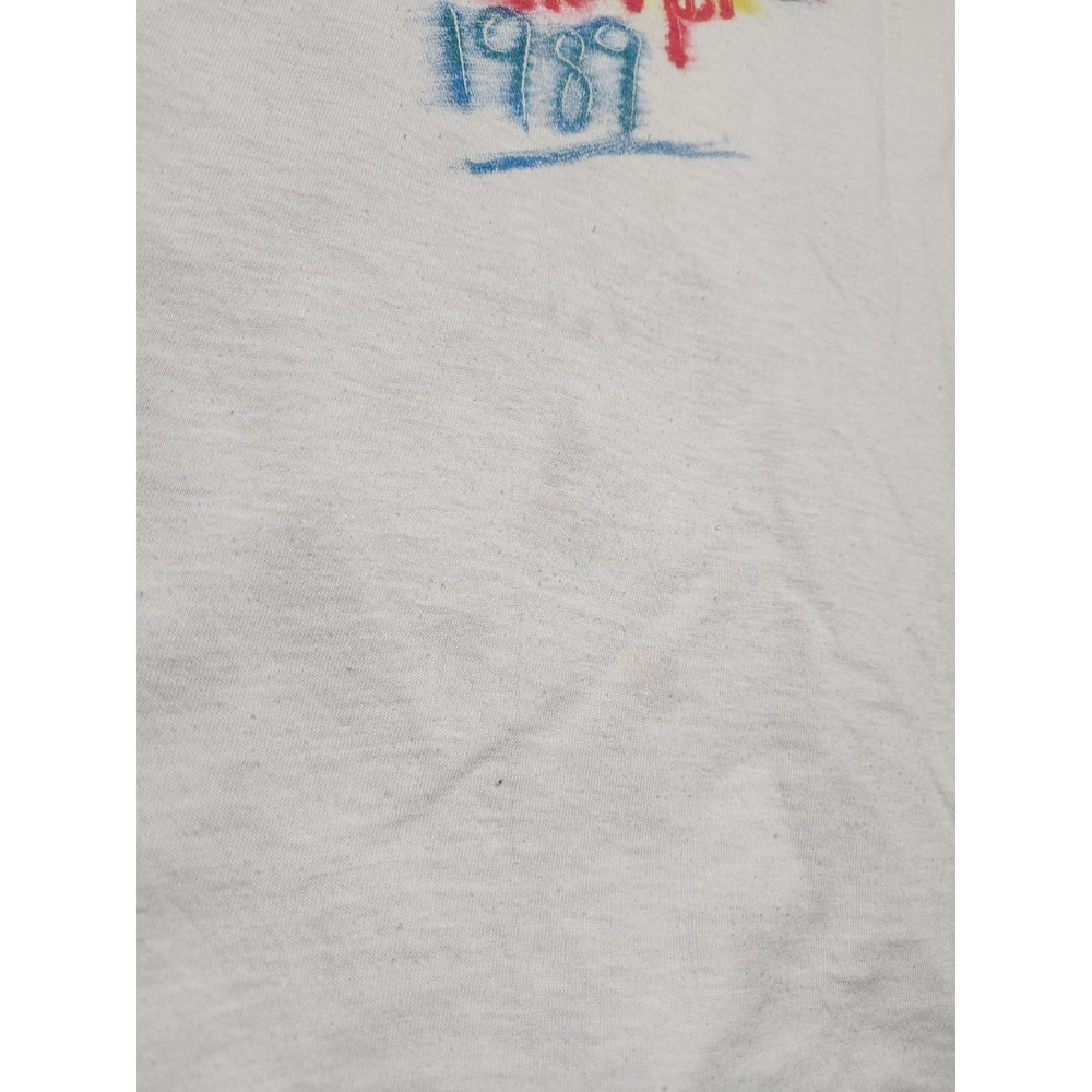Vintage Grand Haven Michigan T-Shirt Large 80s 90s 1989 White - Picture 2 of 4